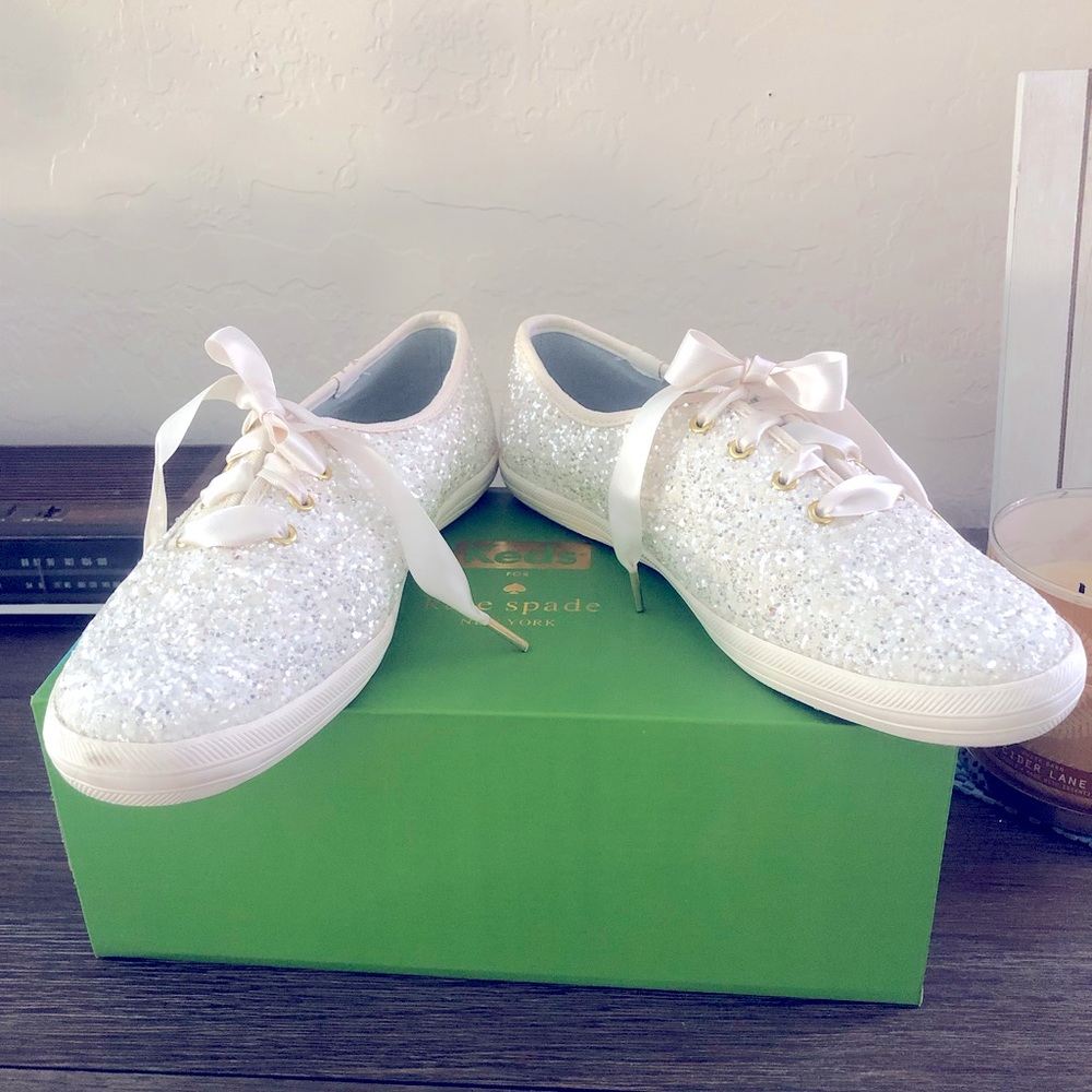 Keds + Kate Spade Bridal Tennis Shoes